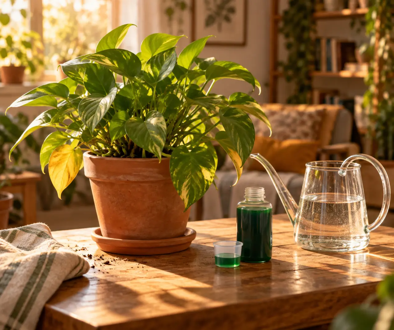 Engrais pour plante verte : éviter le surdosage et le jaunissement des feuilles