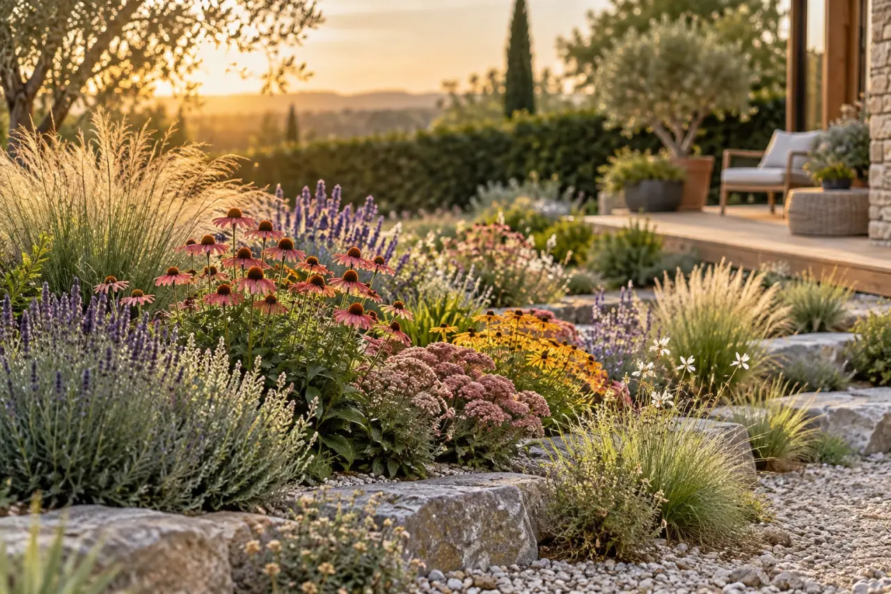Décoration de parterre extérieur : structurez votre massif sans le surcharger