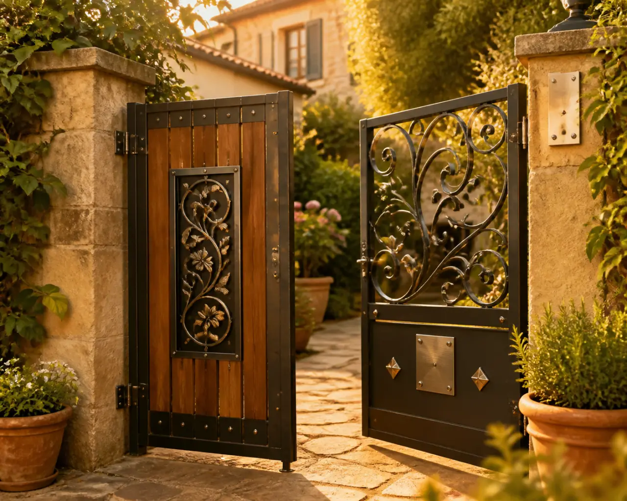 Décoration portail extérieur : choisir le bon motif, le bon matériau et la bonne fixation